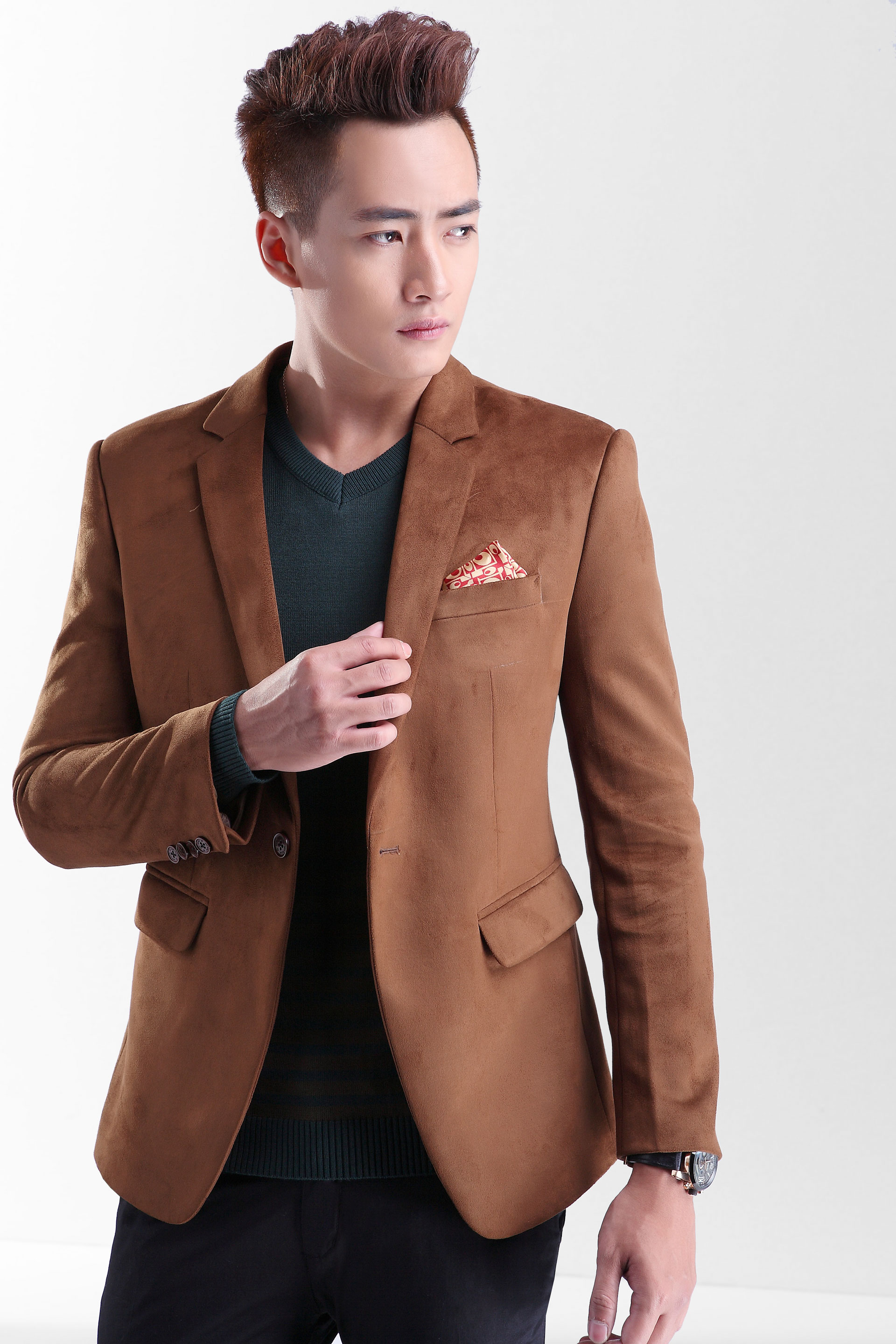 Áo vest nhung nam form body trẻ trung giá tốt 1050k http://LienFashion –  lien fashion